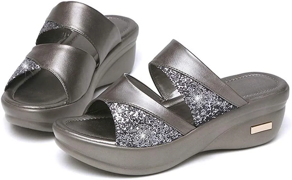 Low Wedge Sandals for Women Dressy Summer Women Shoes Size 12 Wide Width Sandals Wedges Off White Wedge Sandals for Women Low Heel Womens Orthopedic Sandals with Arch Support Wide Width Sandals Women