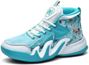 Men's Basketball Sneakers with Multi-Directional Grip Anti Slip Wear-Resistant Fashionable Sports Training Boots