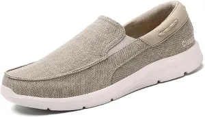 Men's Casual Canvas Shoes, Comfortable and Lightweight Lefu Shoes, one Foot Nail Board Shoes, Lightweight Walking Shoes