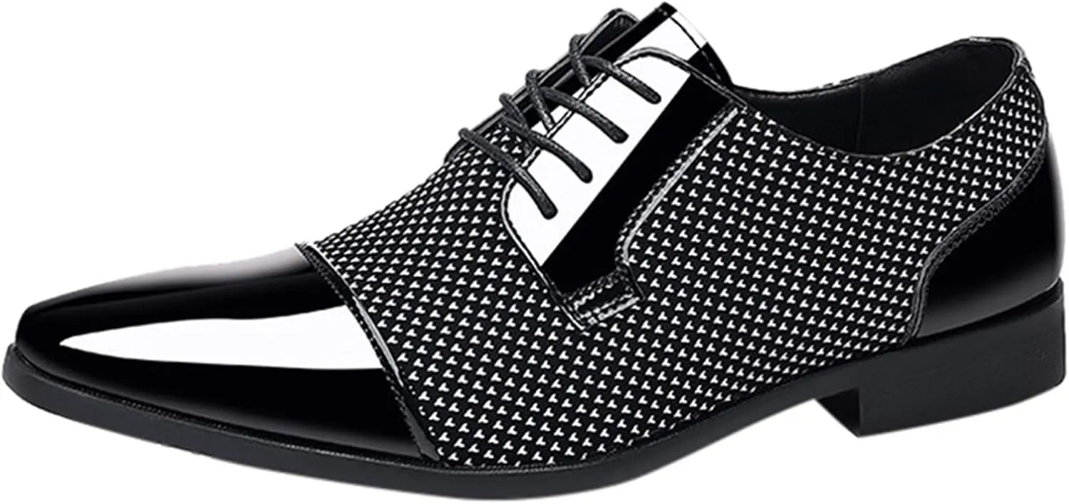 Men's Casual Dress Oxford Shoes for Men Business Formal Fashion Formal Sneakers