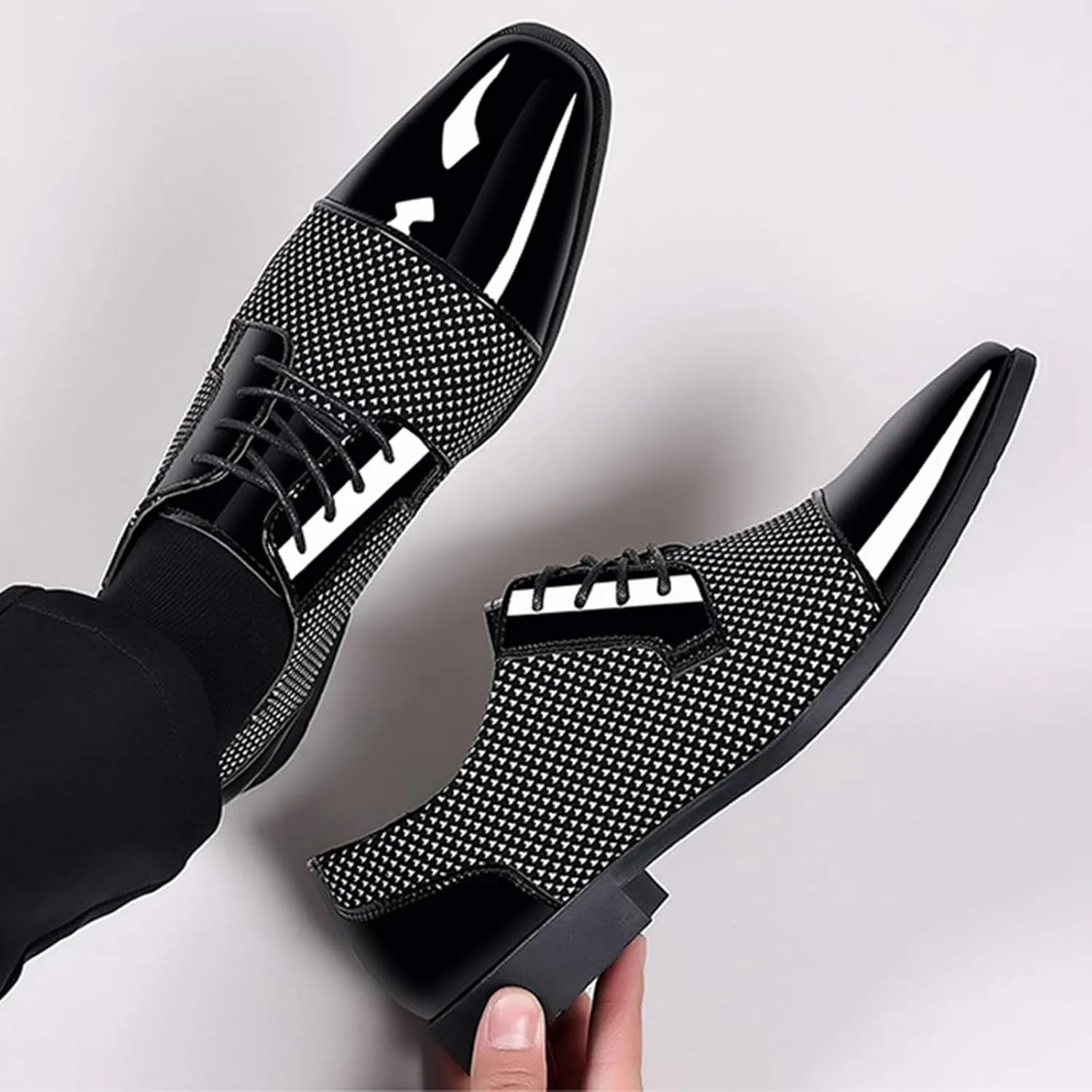 Men's Casual Dress Oxford Shoes for Men Business Formal Fashion Formal Sneakers