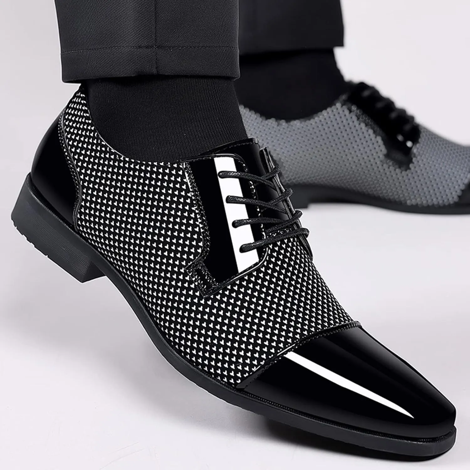 Men's Casual Dress Oxford Shoes for Men Business Formal Fashion Formal Sneakers