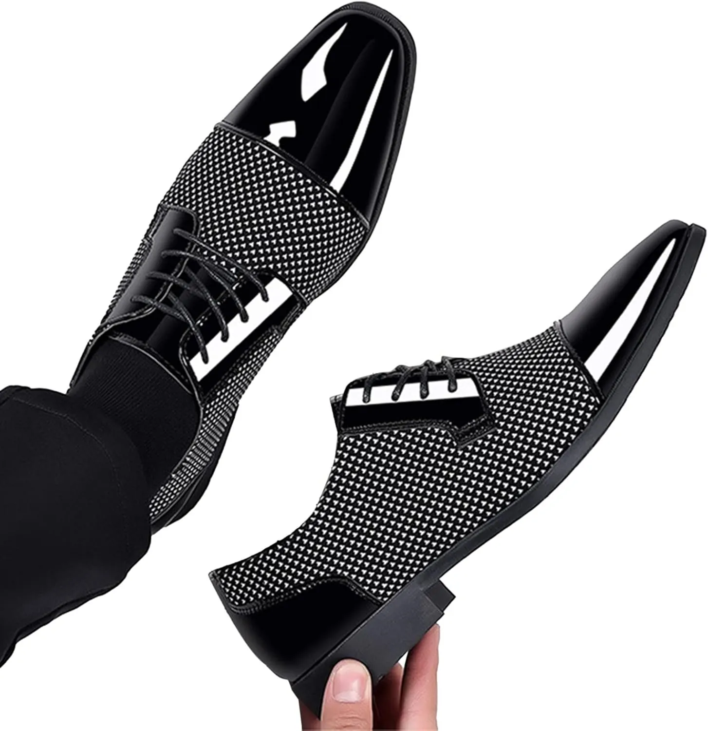 Men's Casual Dress Oxford Shoes for Men Business Formal Fashion Formal Sneakers