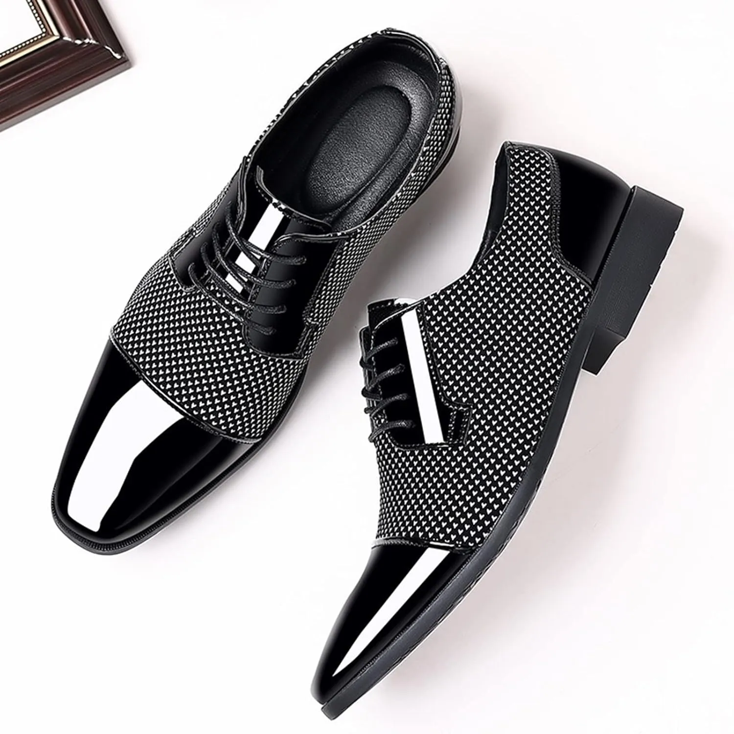 Men's Casual Dress Oxford Shoes for Men Business Formal Fashion Formal Sneakers