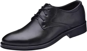 Men's Casual Dress Oxfords Shoes for Men Business Formal Lace-Up Formal Walking Shoes