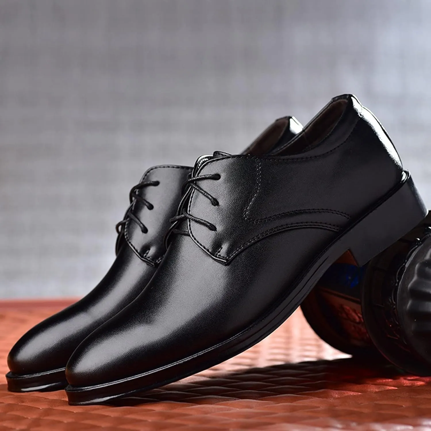 Men's Casual Dress Oxfords Shoes for Men Business Formal Lace-Up Formal Walking Shoes