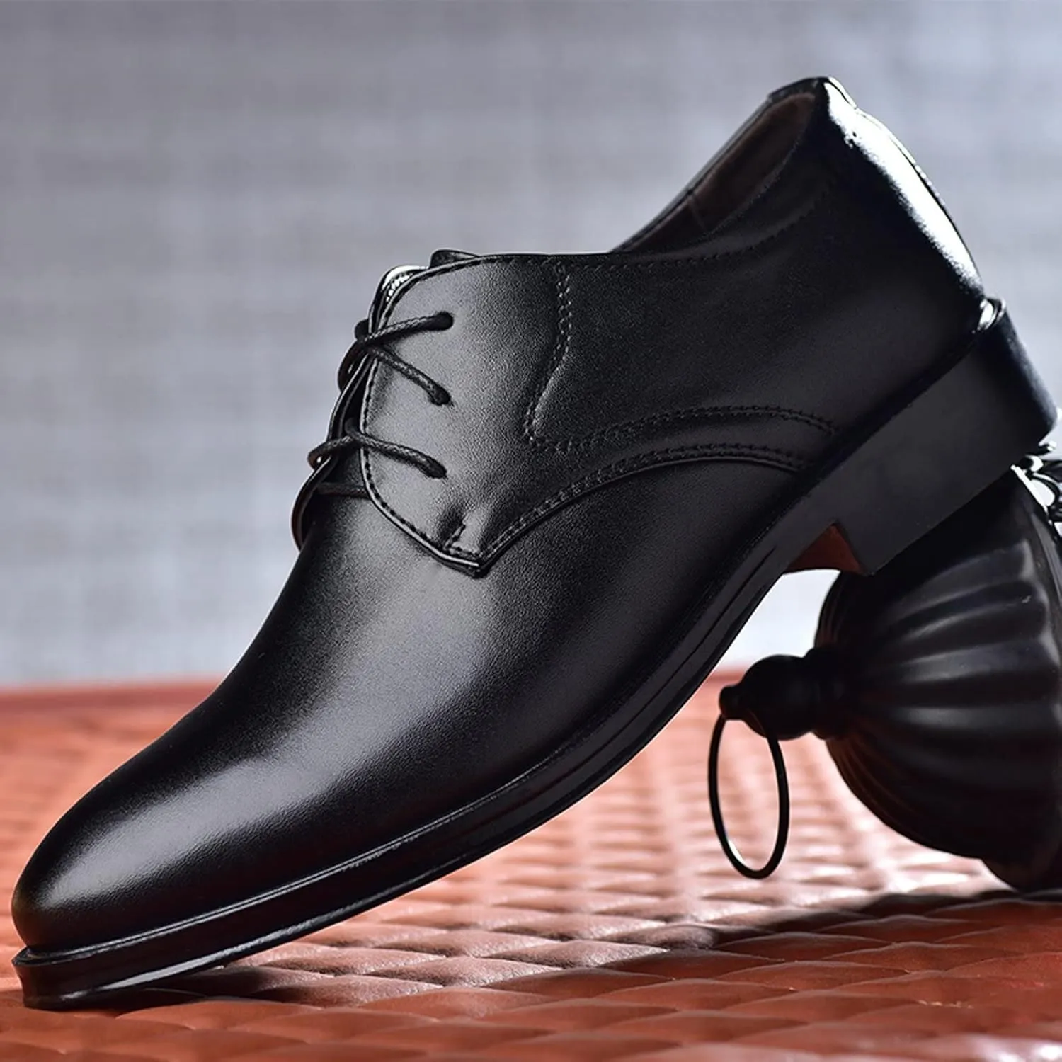 Men's Casual Dress Oxfords Shoes for Men Business Formal Lace-Up Formal Walking Shoes