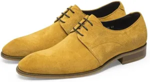 Men's Classic Lace-up Formal Oxfords Hand Stitched Casual Business Formal Derby Shoes for Wedding Evening Uniform Party Office Dress Shoes