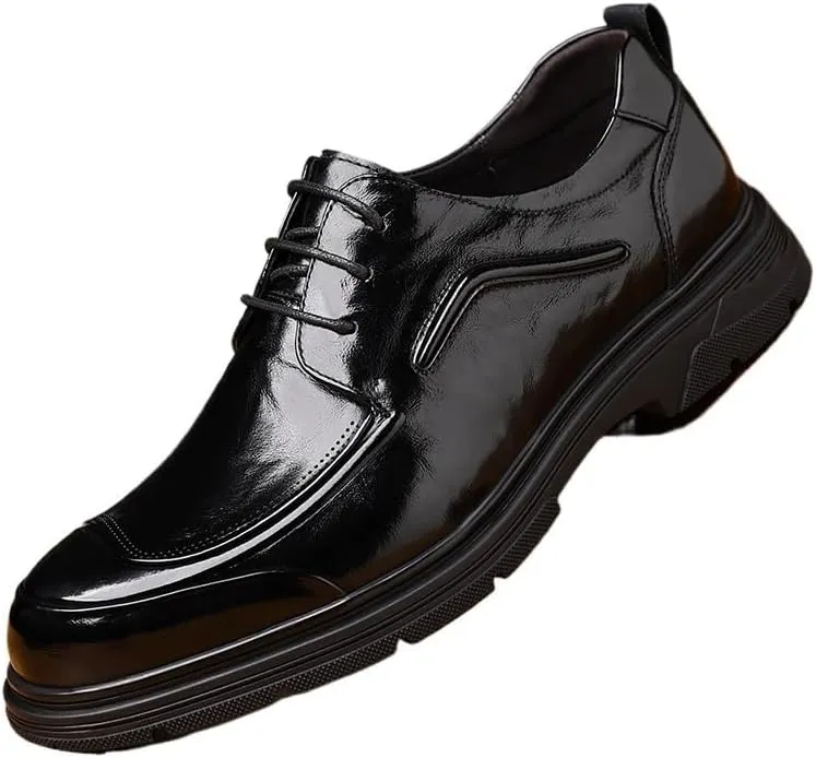 Men's Classic Lace-up Formal Oxfords Lightweight Comfortable Walking Shoes