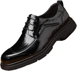Men's Classic Lace-up Formal Oxfords Lightweight Comfortable Walking Shoes