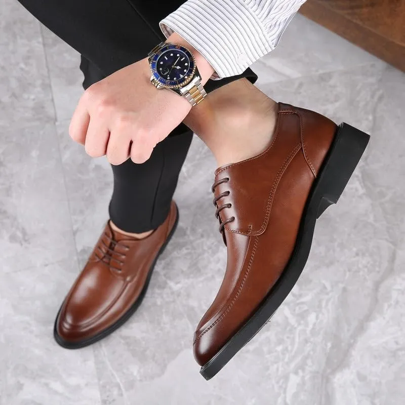 Men's Comfort Hand Stitched Business Formal Derby Shoes