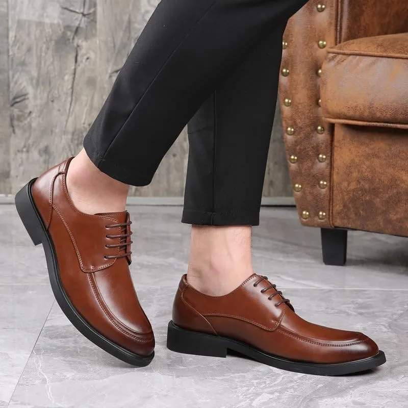 Men's Comfort Hand Stitched Business Formal Derby Shoes