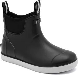 Men's Deck Boots, Fishing Boots Waterproof Rain Boots, Anti-Slip High Traction Ankle Rubber Boots for Professional Premium Neoprene Rubber, Garden Boots Shoe Footwear Booties for Men Outdoor Work