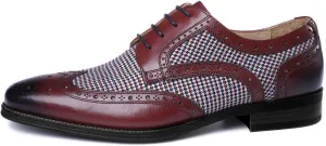 Men's Oxfords Formal Dress Shoes，Men's Fashion Brogues