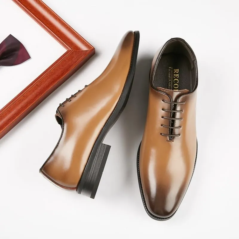 Men's Patent Leather Formal Business Oxford Dress Shoes