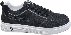 Men's Premium Canvas Skate Shoes: Breathable, Lace-Up Design with Enhanced Grip