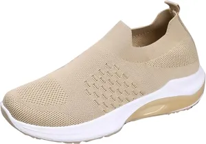 Mens Shoes Slip On Womens Walking Sneakers Black Loafers Women Closed Back Lightweight Breathable Christmas Canvas Shoes Comfort Cute Casual Slip On Lightweight