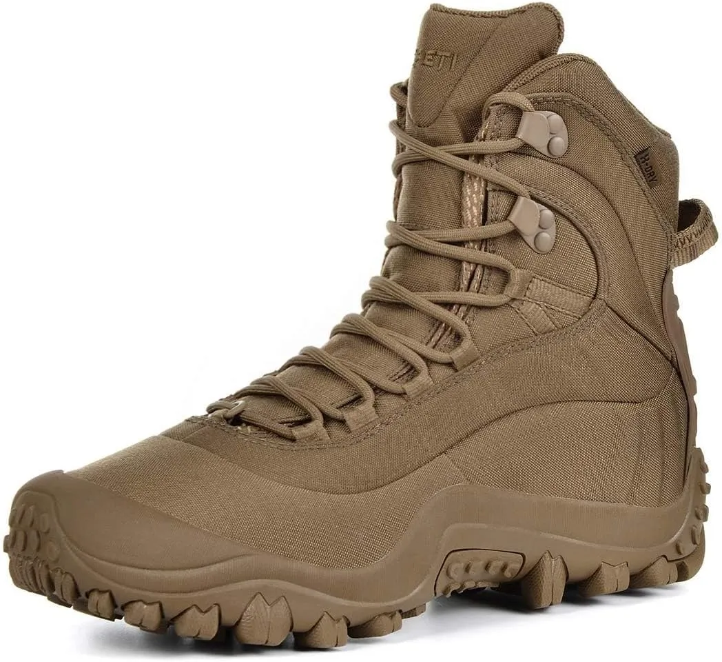 Men's Tactical Boots 8'' Mid Combat Boots Waterproof Military Boots