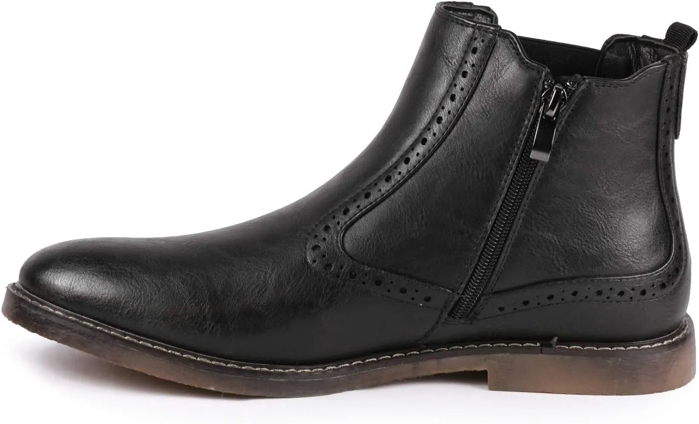 Metrocharm MC139 Men's Formal Dress Casual Ankle Chelsea Boot