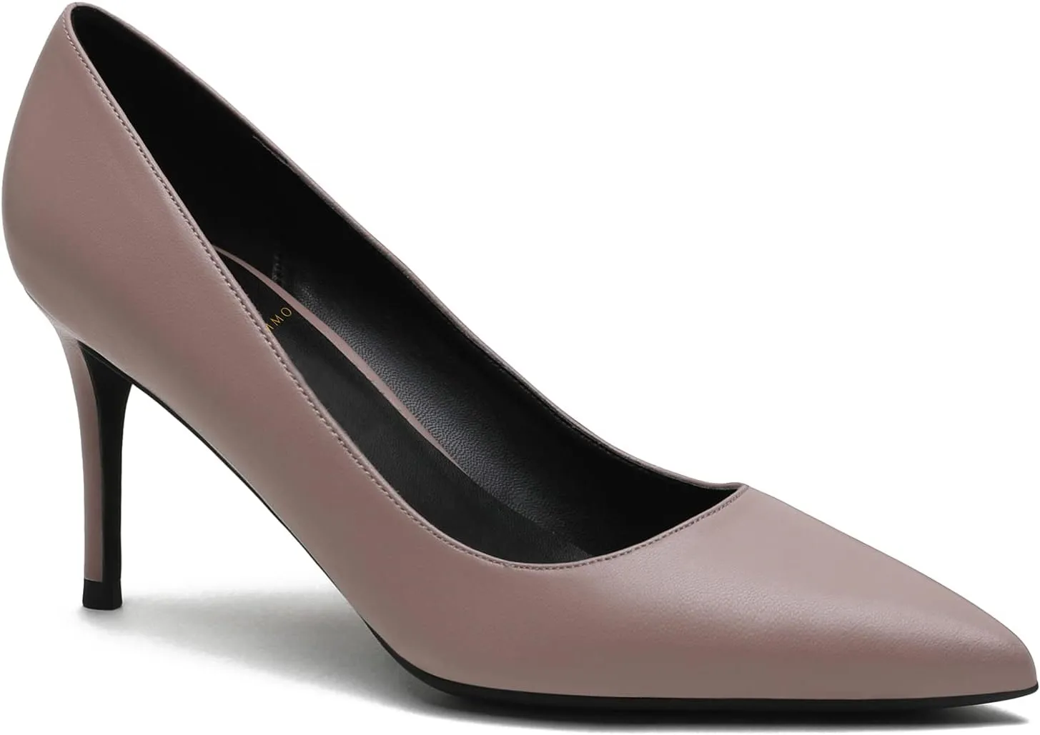 MOOMMO Women Classic High Heels Pumps Shoes Pointed Toe Slip On Satin Heels Stiletto Dress Shoes Pointed Closed Toe 3" Kitten Heel Sandals Office Ladies Bridal Wedding Party Formal Basic 4-13 M US