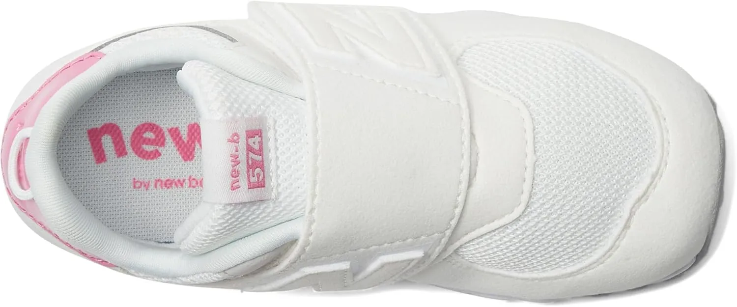 New Balance Baby-Girl's 574 V1 Evolved New-b Hook & Loop Sneaker