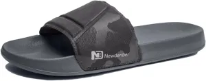 NewDenBer Men's Comfort Slide Sandals Lightweight EVA Rubber Slip on Sandals