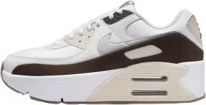 Nike Air Max 90 LV8 Women's Shoes (FD4328-102, White/Baroque Brown/Light Orewood Brown/Photon Dus) Size 9.5