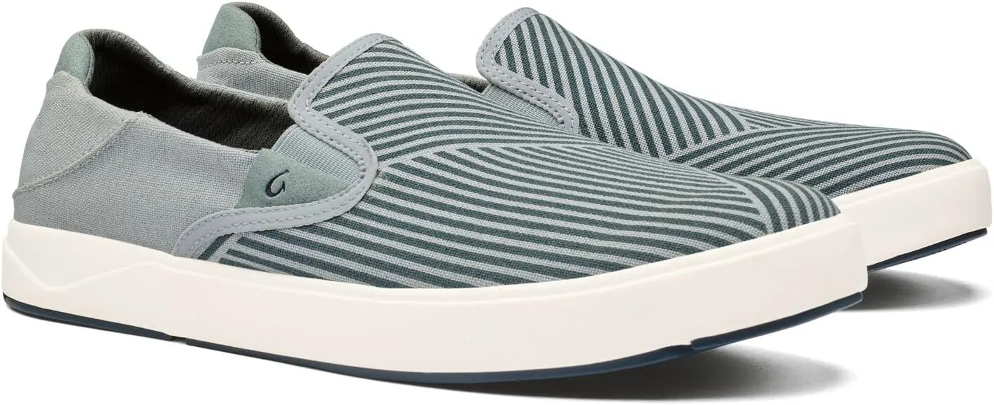 OLUKAI Lae'ahi Lole Men's Slip-On Sneakers, Lightweight & Breathable, Water Resistant & Wet Grip Soles