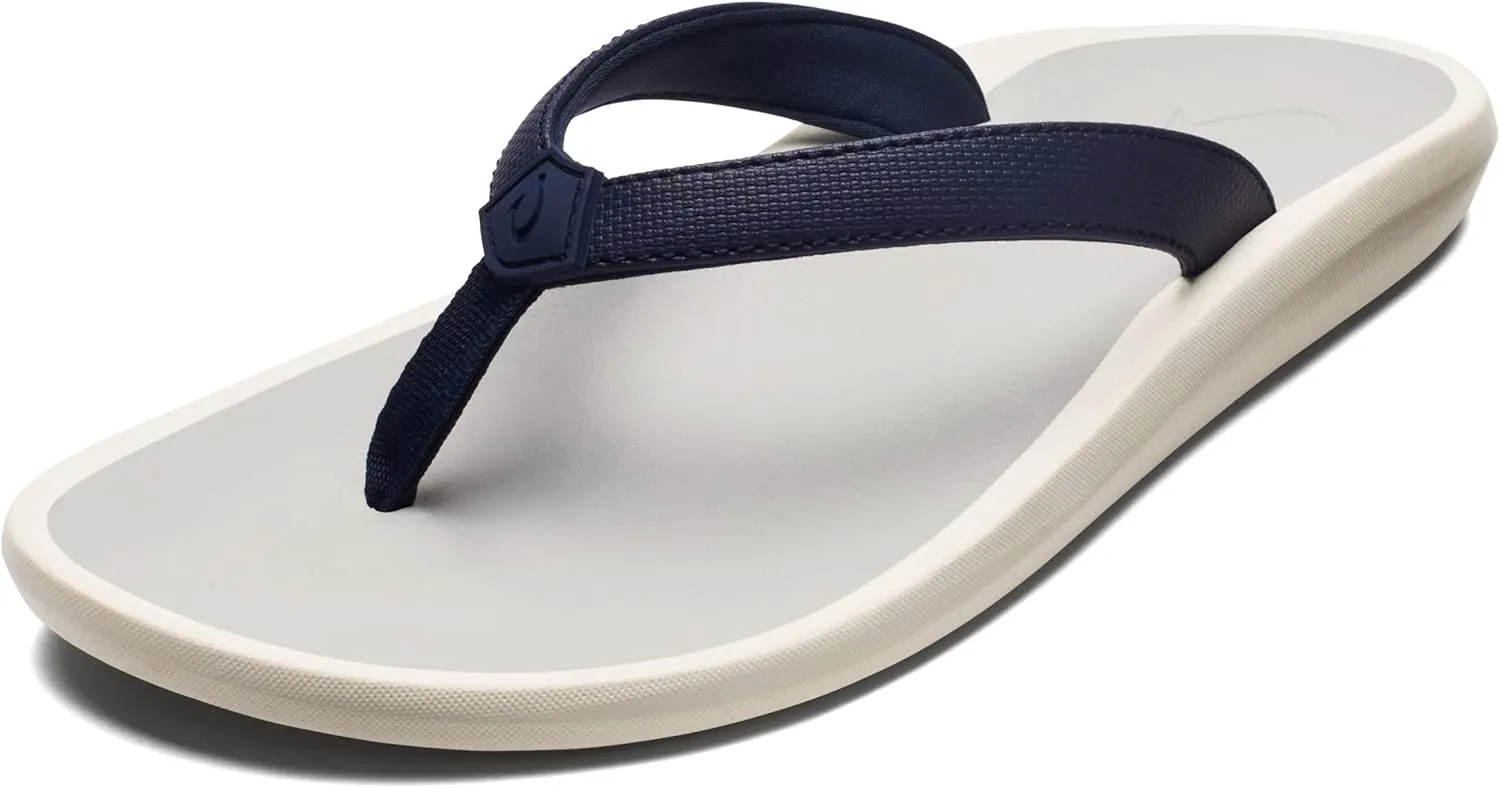 OLUKAI Pi'oe Women's Beach Sandals, Water-Resistant Flip-Flop Slides, Ulta Soft & Comfortable Fit, Wet Grip Soles