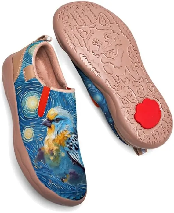 Onehorse Kids Loafers Slip-on Painted Sneakers Boys Girls Lightweight Comfortable Non-Slip Walking Shoes