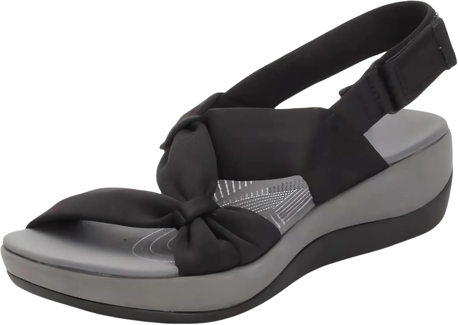 Orthopedic Flats for Women, Women'S Comfortable Slides Sandals Ladies Elegant Bow Strappy Hook And Loop Fastener Shoes Beach Walking Shoes for Summer Outdoor Casual