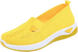 Orthopedic Shoes for Women Woven Slip on Walking Mens Dress Shoes Lightweight Women's Shoes Casual White Sneakers Red Tennis Shoe Casual Loafers