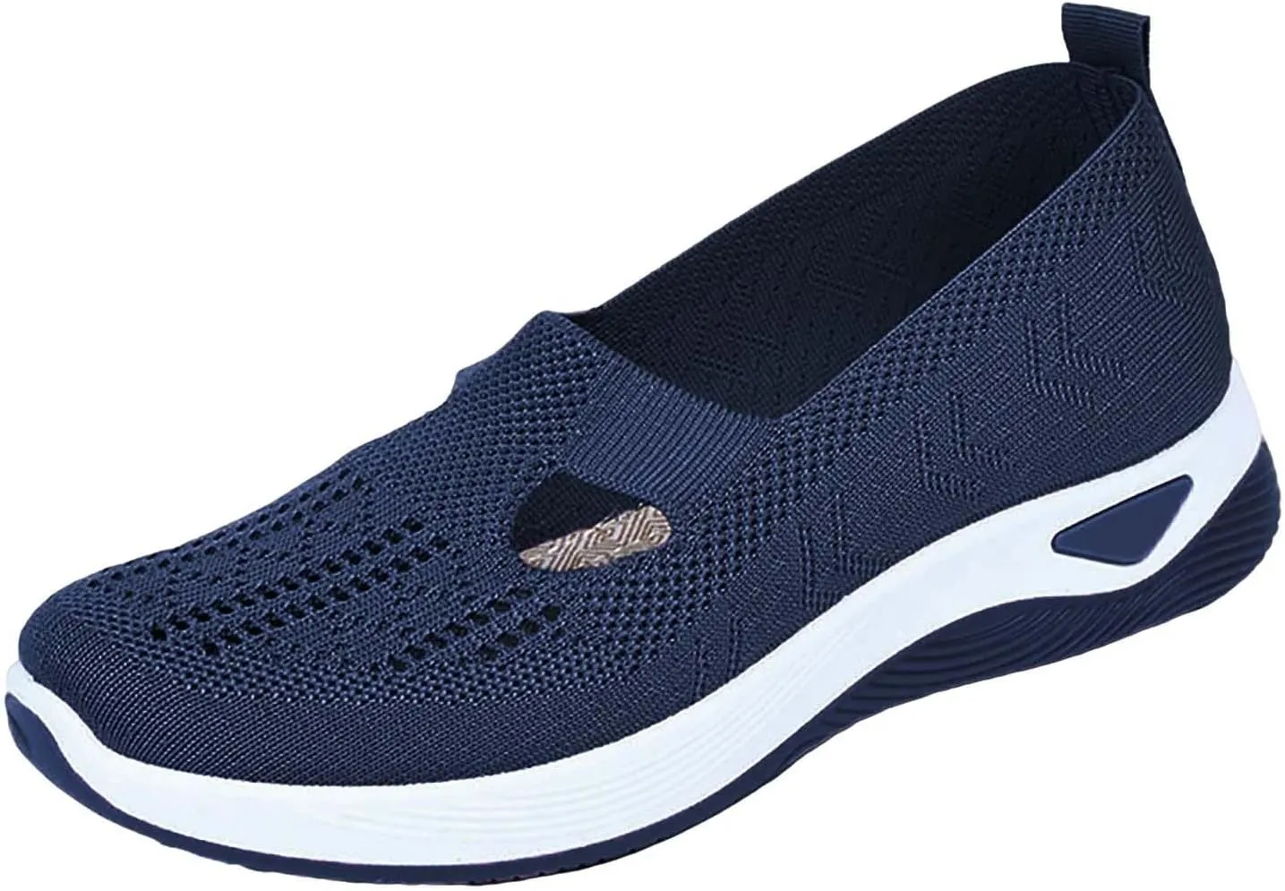 Orthopedic Shoes for Women Woven Slip on Walking Tennis Shoes Womens Food Service Dress Casual Shoes Slip On Sneakers Tennis Shoe Loafers Dress Shoe