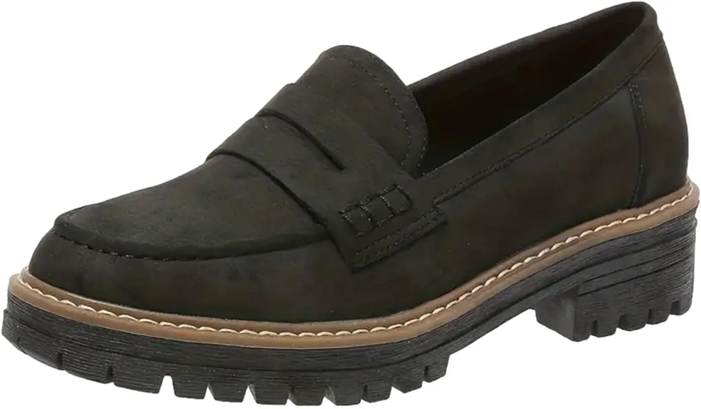 Orthoture-Orthopedic Platform Loafers Orthoture Womens Shoes Loafer, Lug Sole Loafers, Slip On Comfort Casual Fashion