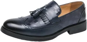 Oxford Shoes for Men Mens British Formal Dress Shoes for Male Coiffeur Tassel Formal Loafers Classic Wedding Party Footwear Slip on