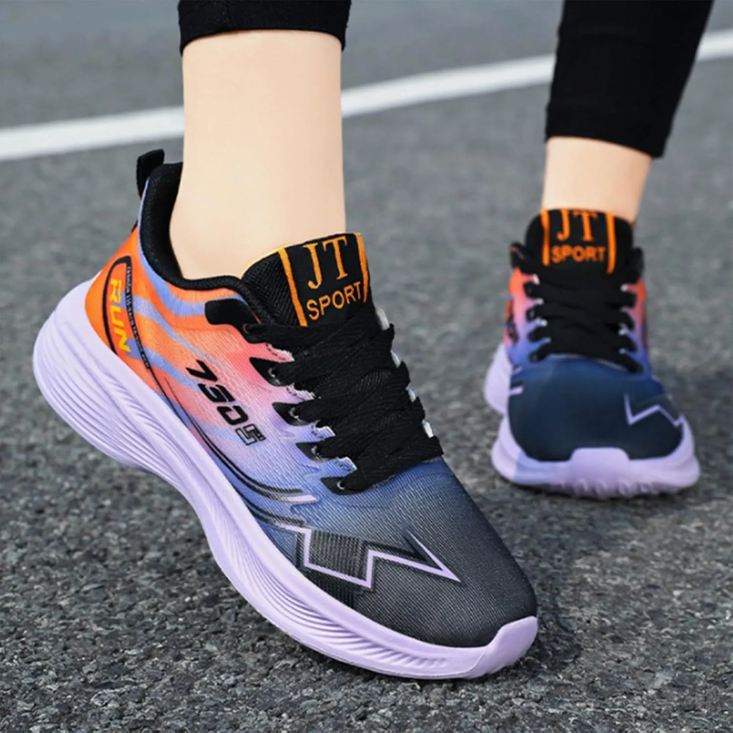 Platform Sneakers Bowling Shoes Men Mules for Women Flats Comfort Cute Casual Slip On Lightweight Black Loafers Women Platform Platform Sneakers