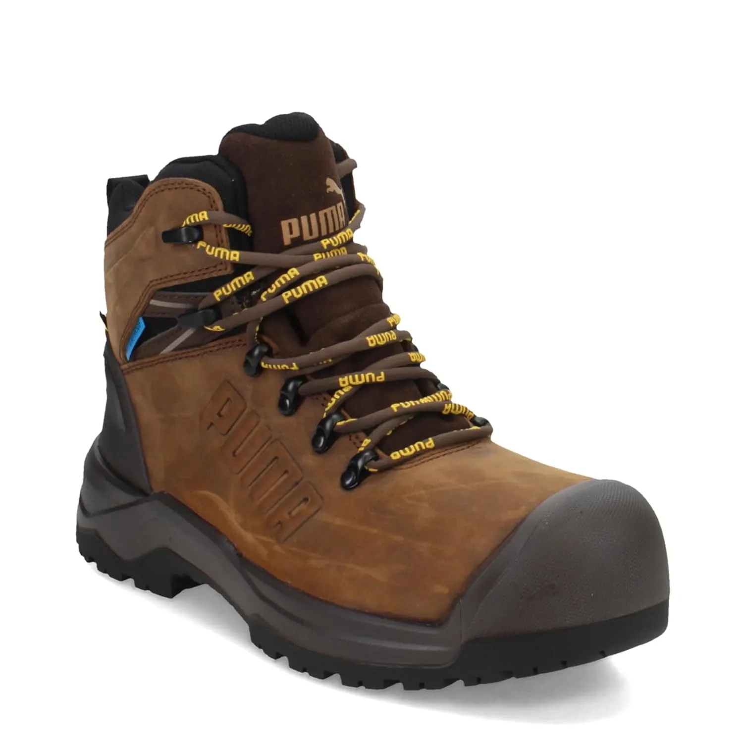 PUMA Men's Iron 6" Composite Toe Industrial Boot, Brown, 8