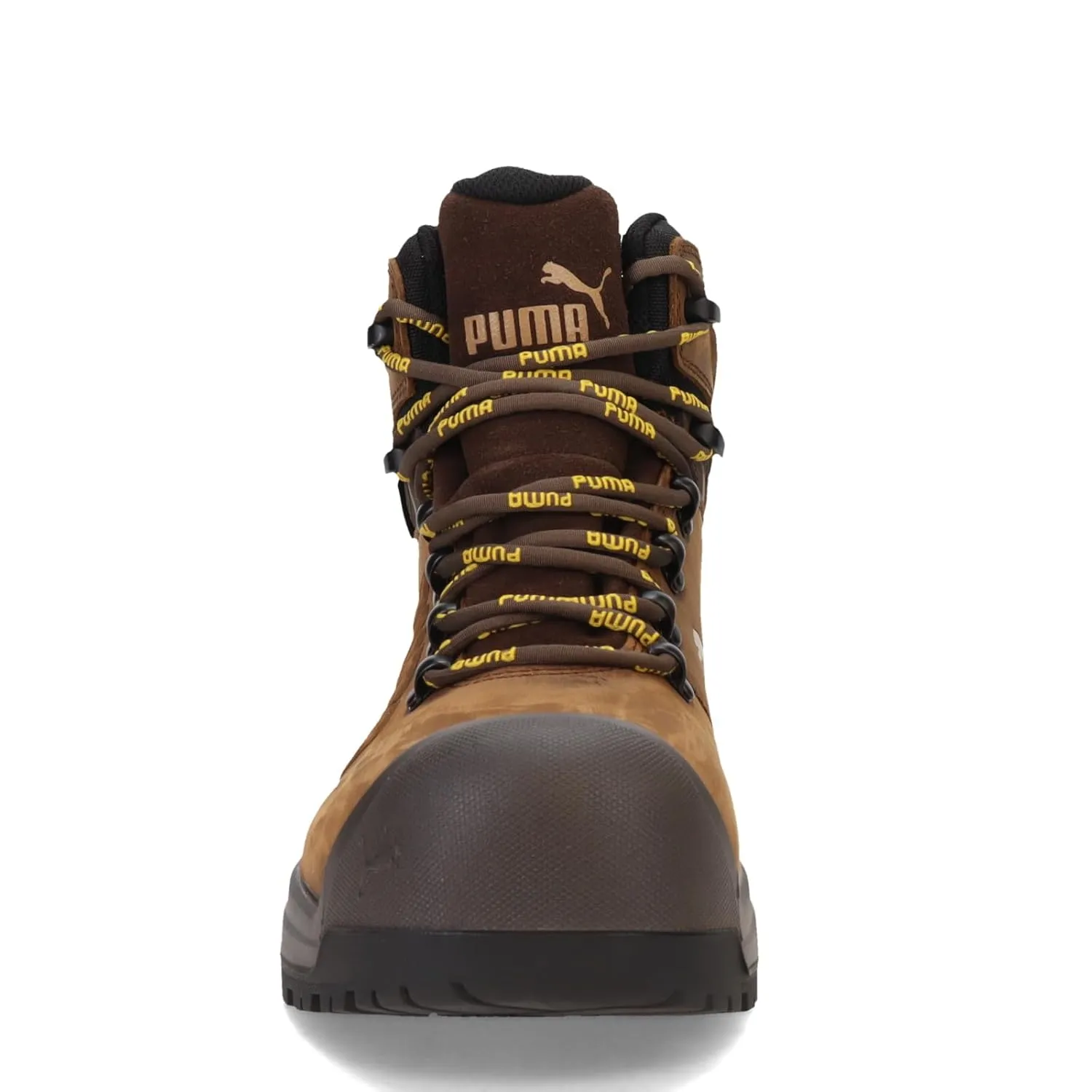PUMA Men's Iron 6" Composite Toe Industrial Boot, Brown, 8