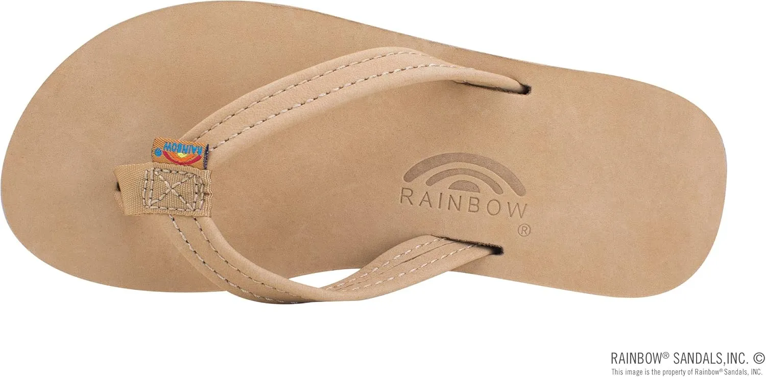Rainbow Sandals Kid's Premier Leather Narrow Strap Sierra Brown, Kid's