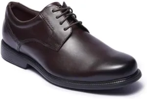 Rockport Men's Charles Road Plain Toe Oxford, Dark Brown, 8.5 Wide