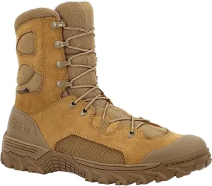 ROCKY Mountain Combat Waterproof Military Boot, Coyote Brown, Size 10(W)