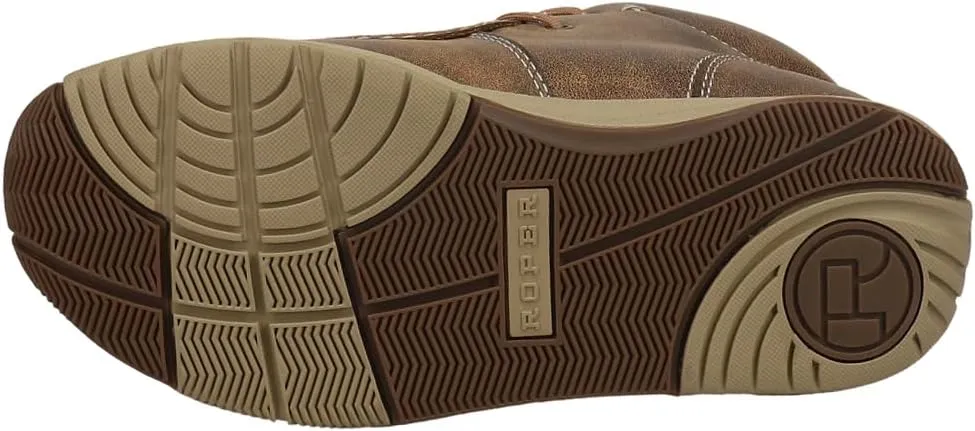 ROPER Mens Clearcut Round Toe Chukka Casual Boots Ankle - Brown
