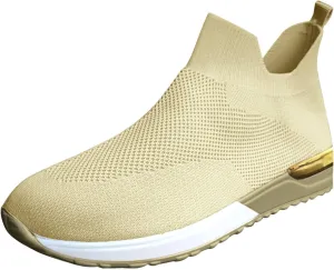 Running Shoes Womens Lightweight White Platform Sneakers Womens Walking Shoes Comfortable & Lightweight Loafers for Men Womens Slip On Sneakers with Arch Support