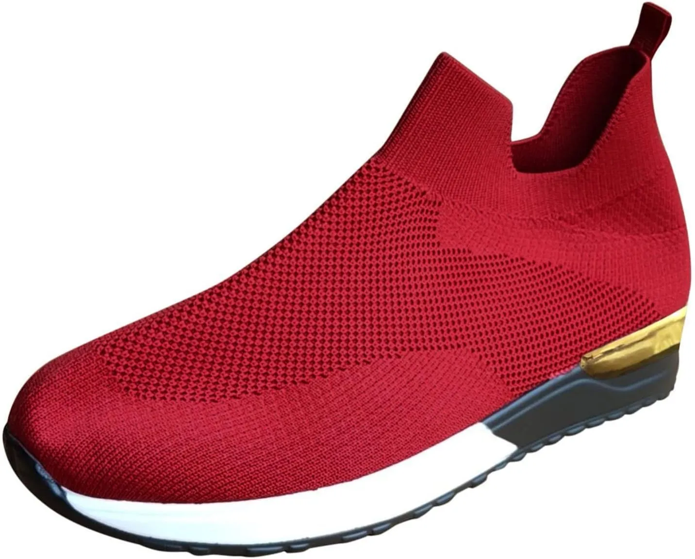 Running Shoes Womens Lightweight White Platform Sneakers Womens Walking Shoes Comfortable & Lightweight Loafers for Men Womens Slip On Sneakers with Arch Support