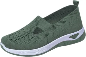 Sales Today Clearance Women's Woven Orthopedic Breathable Soft Shoes Casual Slip On Shoes for Women Black Sneakers for Women Men Tennis Shoes Wide Running Shoe Casual Loafers