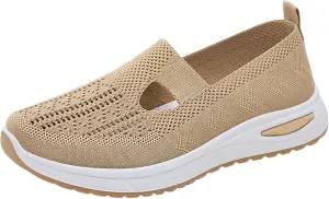 Sales Today Clearance Women's Woven Orthopedic Breathable Soft Walking Womens Slip On Shoes Casual Chunky Sneakers for Women Women Basketball Shoes Slip On Walking Shoe Loafers Shoes