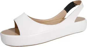 Sandals Women Dressy Casual Round Toe Solid Color Comfort Shoes Fashion Lightweight Flat Sandal Cute Preppy Shoe