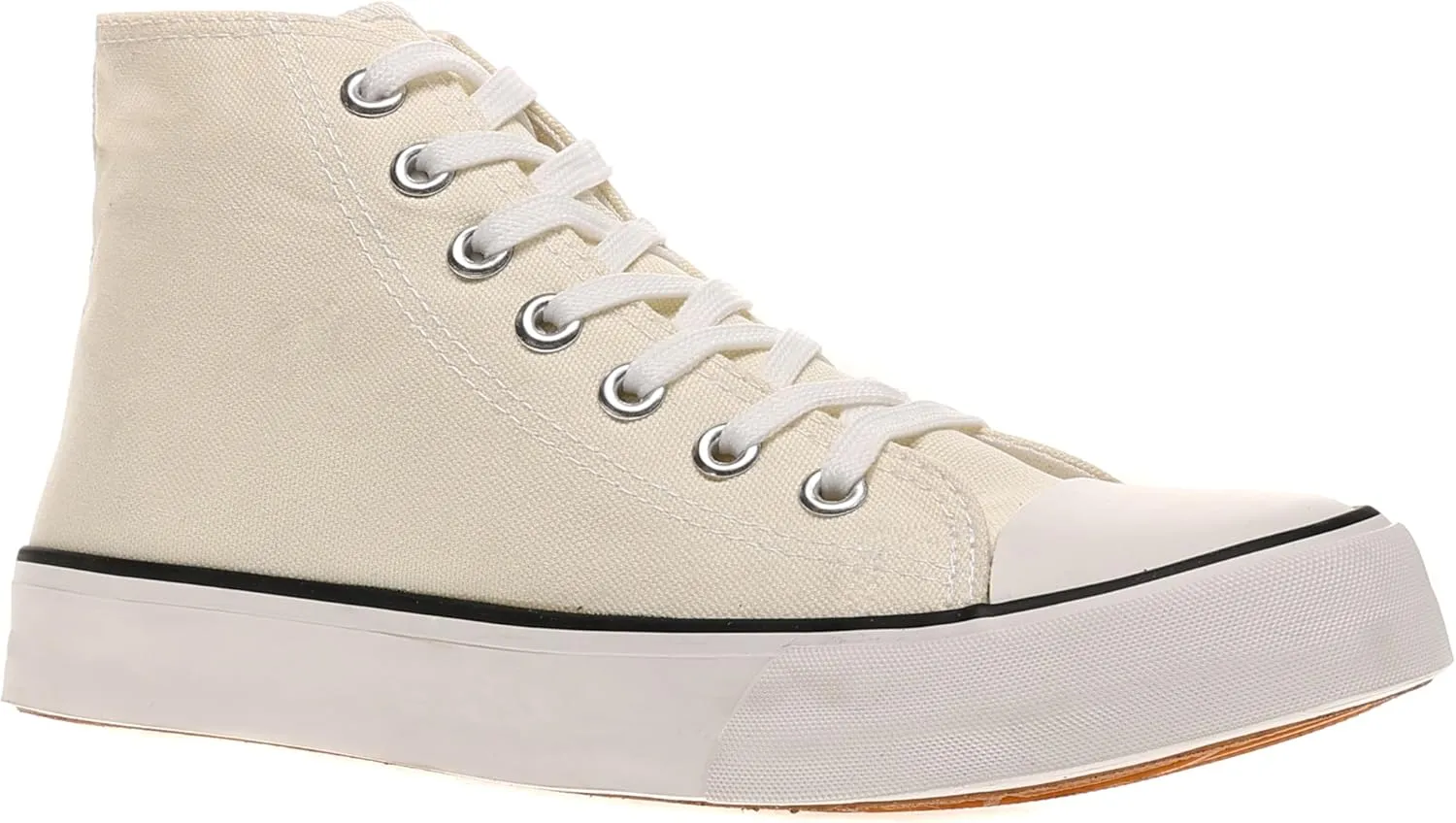 sharllen Men's High Top Canvas Sneakers Classic Casual Lace Up Canvas Shoes Comfortable Fashion Walking Shoes for Men