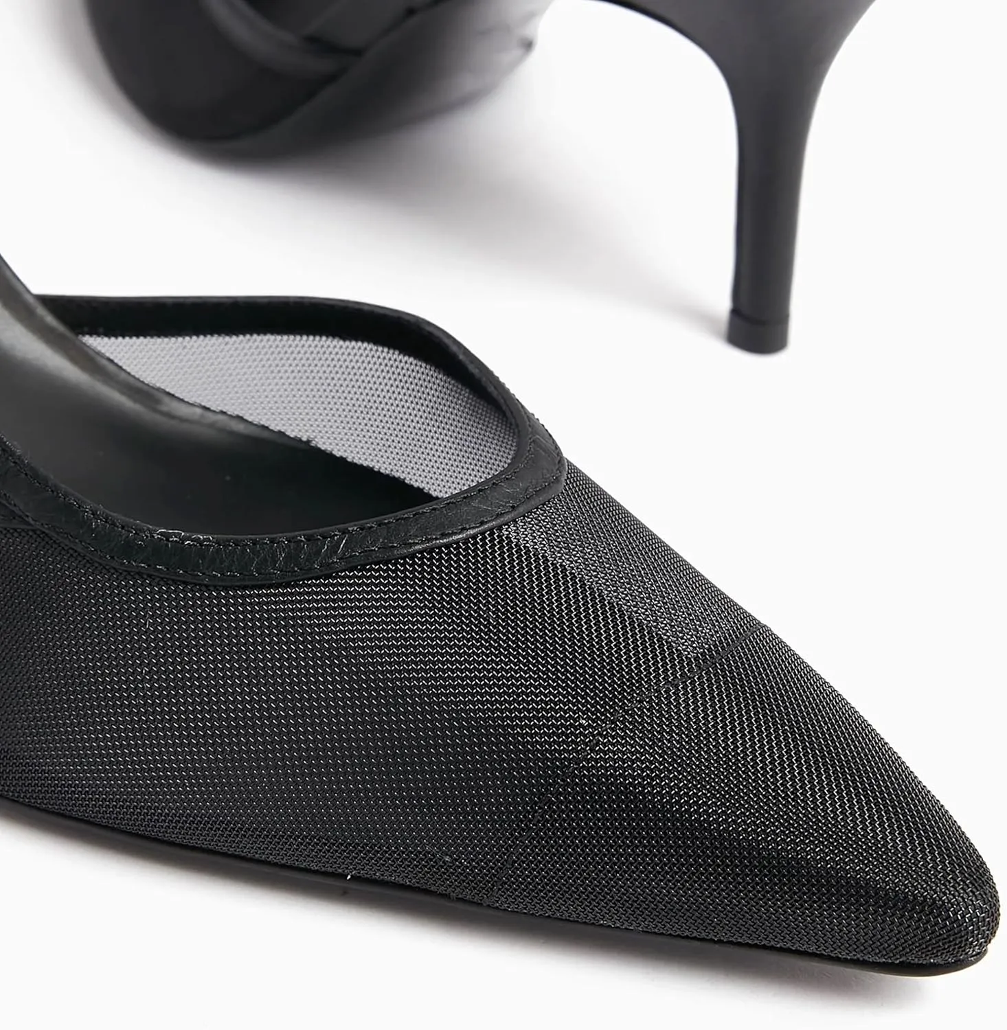 Sling Back Heels Women Fashionable and Elegant Slingback Kitten Heels for Women with Pointed Tip Breathable Comfort