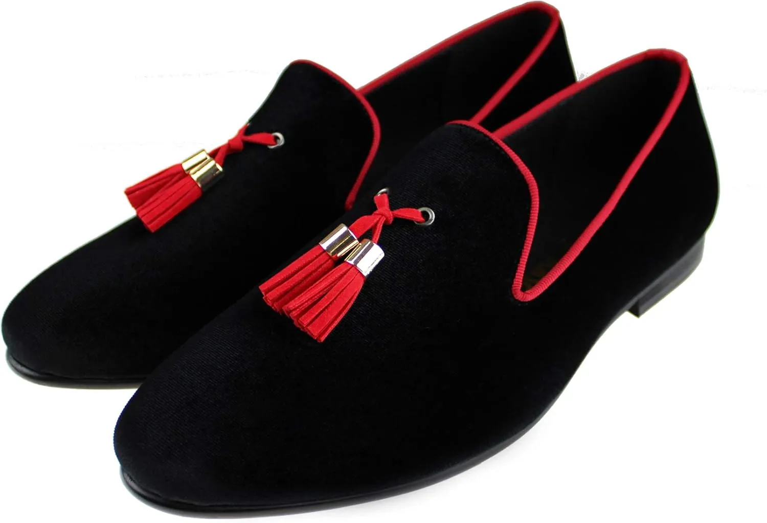 Slip On Formal Dress Shoes Men Velvet Tuxedo Loafers